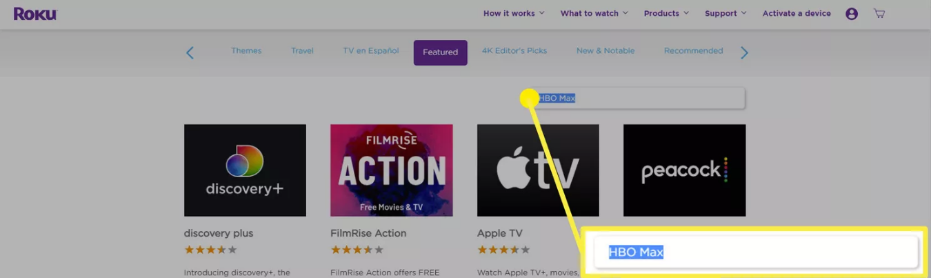 How to Add HBO Max on Roku from Your Web Browser