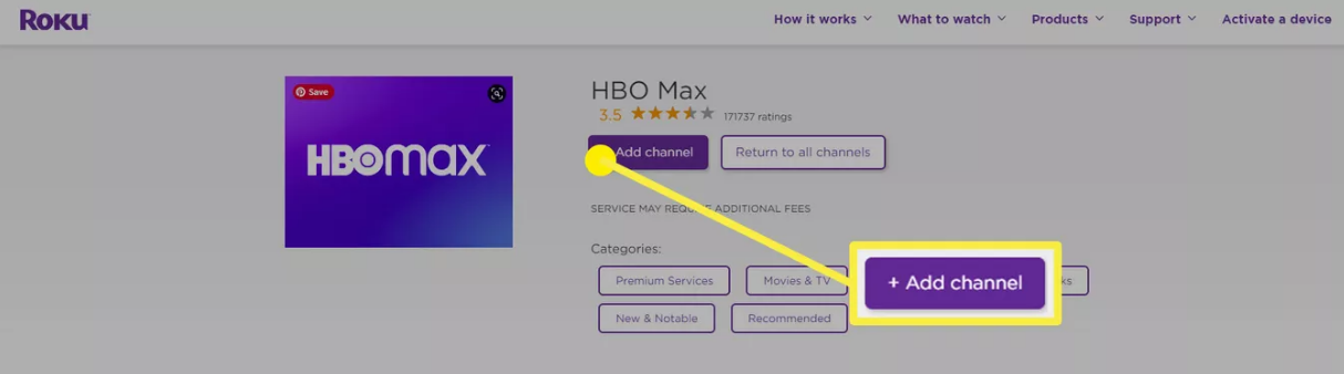 How to Add HBO Max on Roku from Your Web Browser