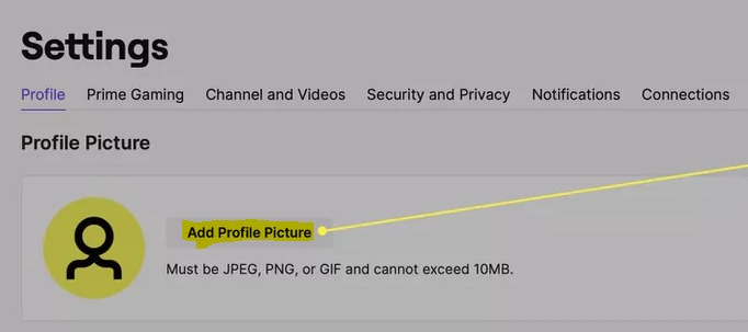 How to Change the Profile Picture on Twitch
