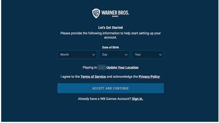 How to Create WB Games Account in Multiversus