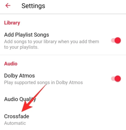 How to Disable Apple Music Auto Crossfading on Android