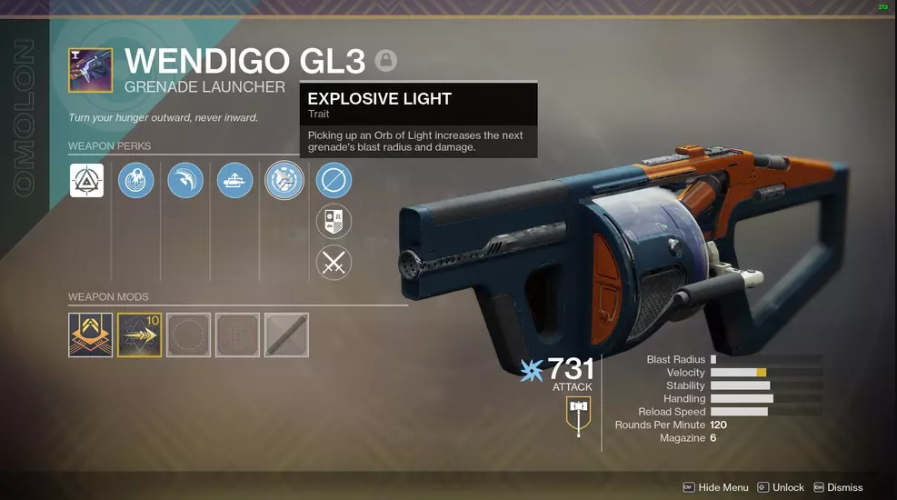 How to Get the Wendigo-GL3 Pinnacle Launcher in Destiny 2