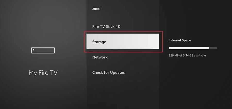 How to Check the Remaining Space on FireStick