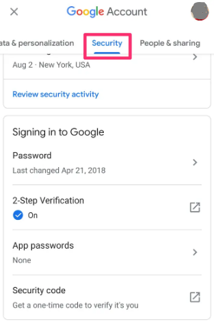 How to Change your Gmail Password on an Android