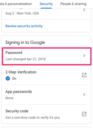 How to Change your Gmail Password on an Android