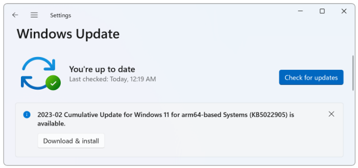 Preview update KB5022905 for Windows 11 has been issued with 13 fixes