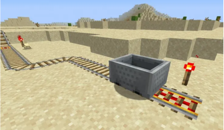 How to Curve Rails in Minecraft