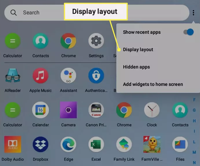 How to Arrange My Apps in Alphabetically on Android