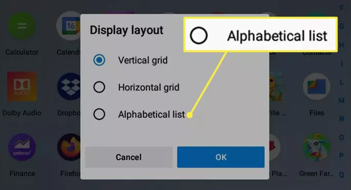 How to Arrange My Apps in Alphabetically on Android