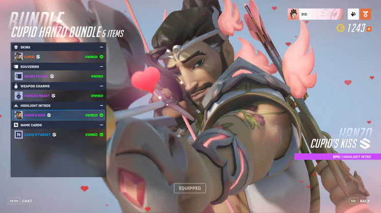 How to Get the Cupid Hanzo Skin in Overwatch 2