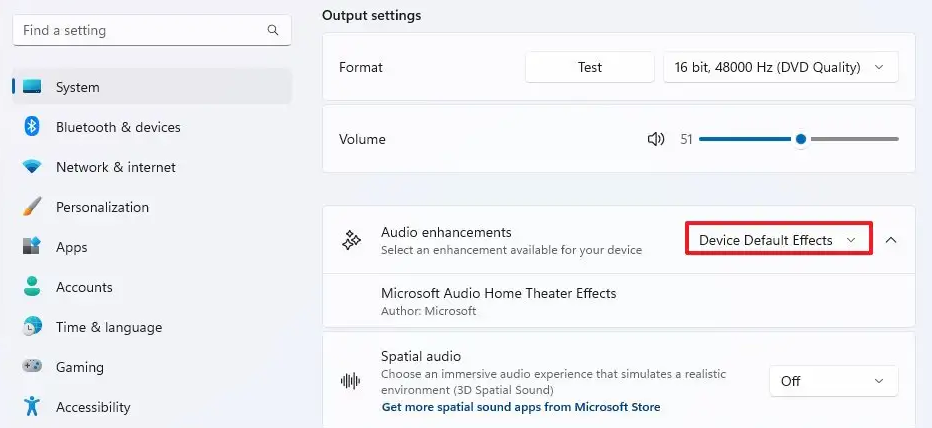 How to Turn On or Enable Audio Enhancements on Windows 11