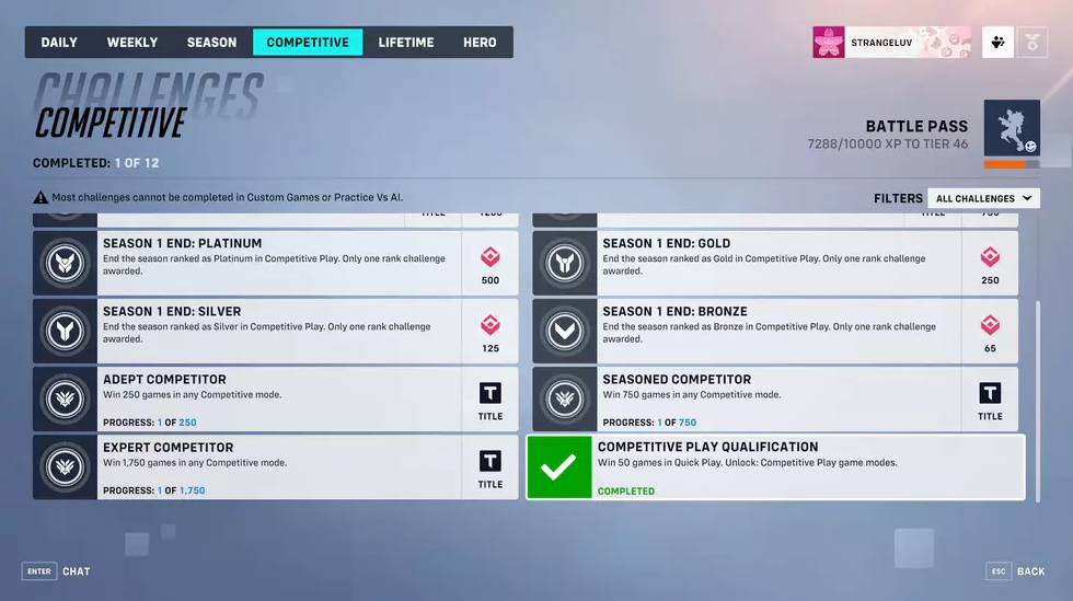 How to Get Competitive Play in Overwatch 2