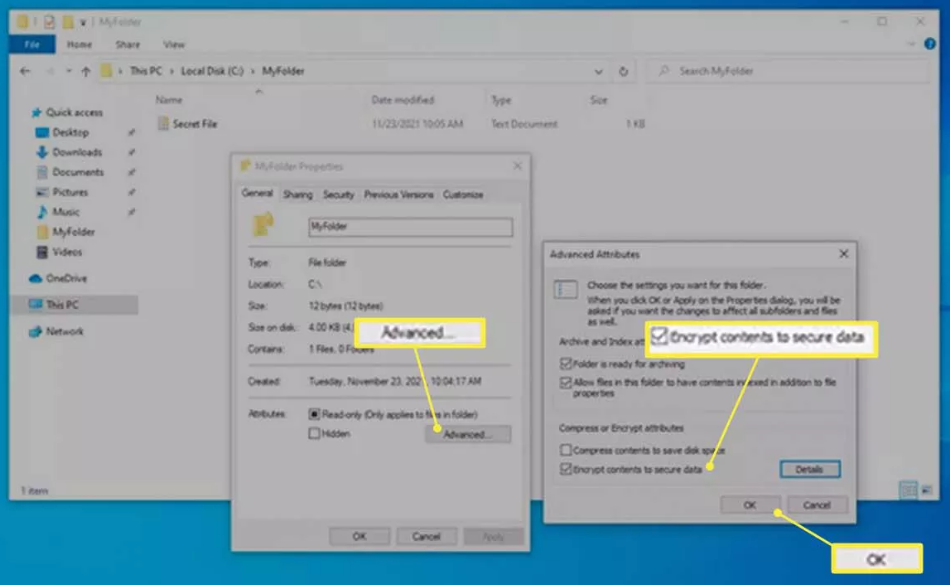 How to Lock a Specific Folder on Windows 10