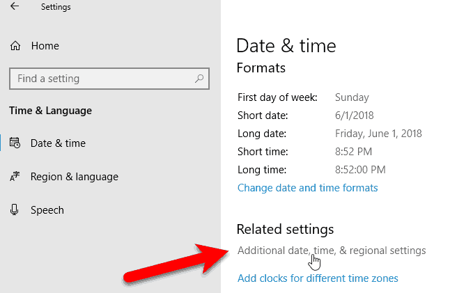 How to Synchronize Your Clock in Windows 10