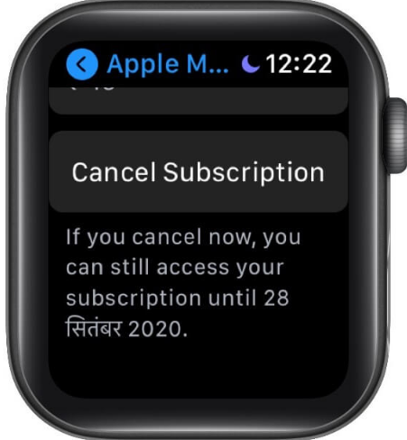 How to Cancel Your Apple Music Subscription on Apple Watch