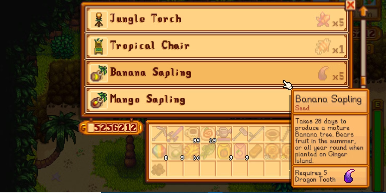 How to Find and Grow Bananas in Stardew Valley