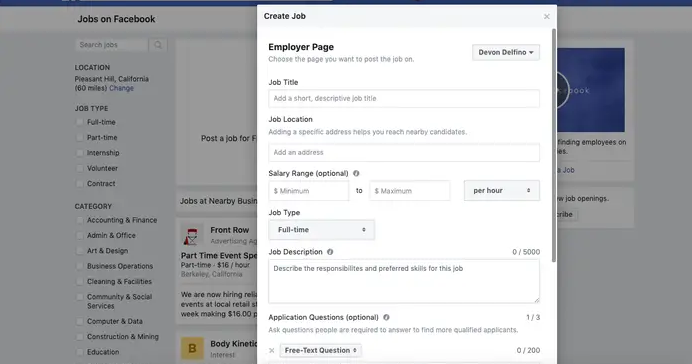How to Post a Job on Facebook