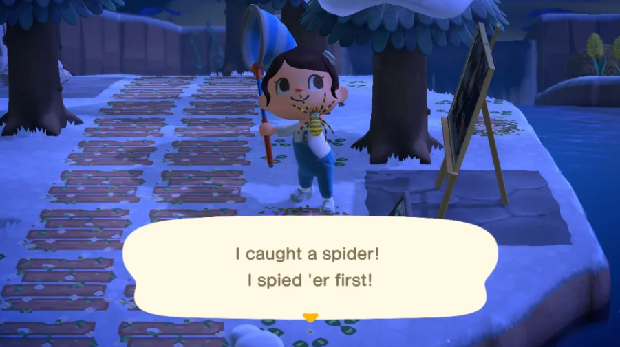 How to Catch a Spider in Animal Crossing: New Horizon
