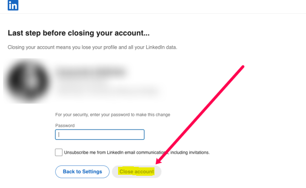 How to Delete Your Account on LinkedIn 