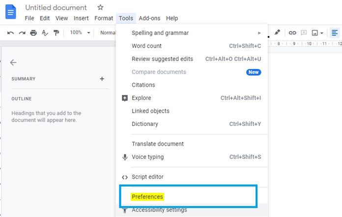 How to Turn On or Enable Auto Capitalization on Google Docs