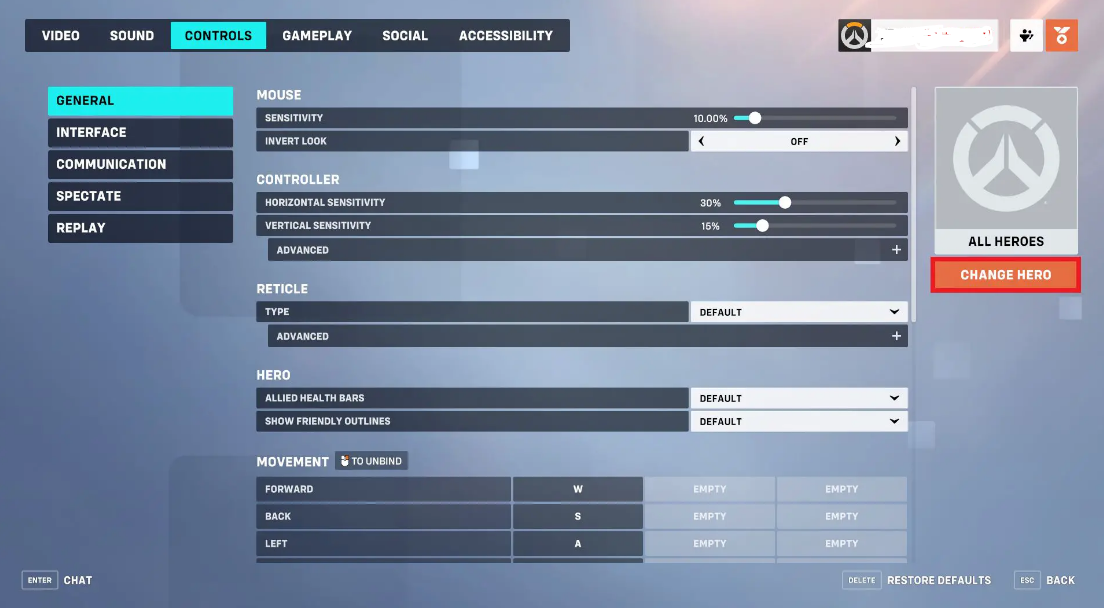 How to Change the Scoped Sensitivity in Overwatch 2