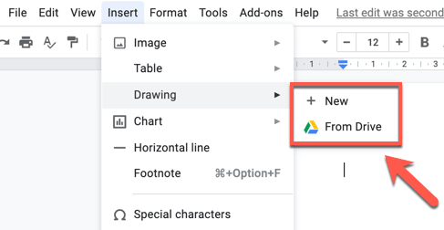 How to Insert Shapes in Google Docs