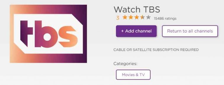 How to Get and Activate TBS on Roku