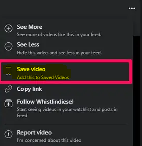 How to Save a Video on Facebook to Watch Later