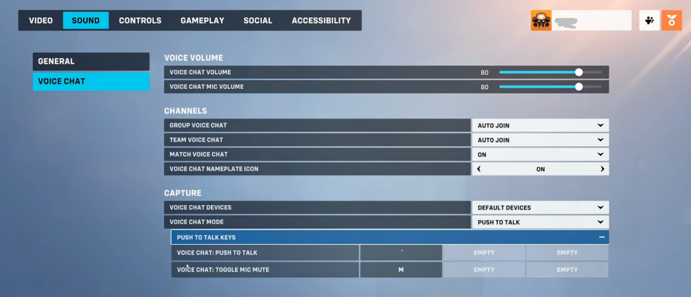 How to Turn On or Off Push to Talk in Overwatch 2