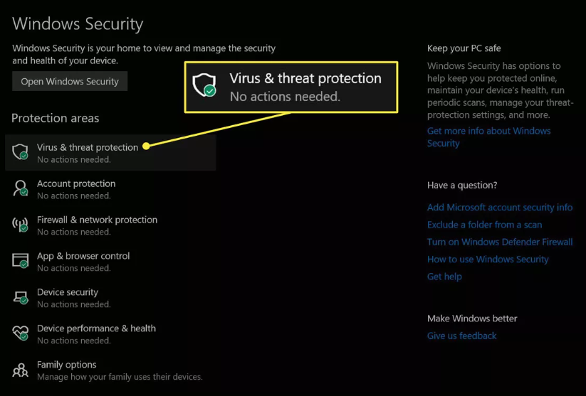 How to Scan Your Computer for Viruses on Windows 10