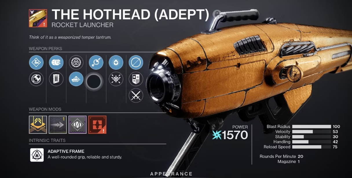 How to Get Hothead in Destiny 2