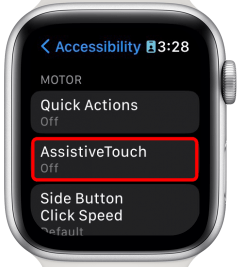 How to Turn On AssistiveTouch on an Apple Watch