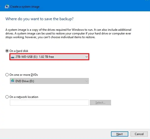 How to Create a Full Backup on Windows 10