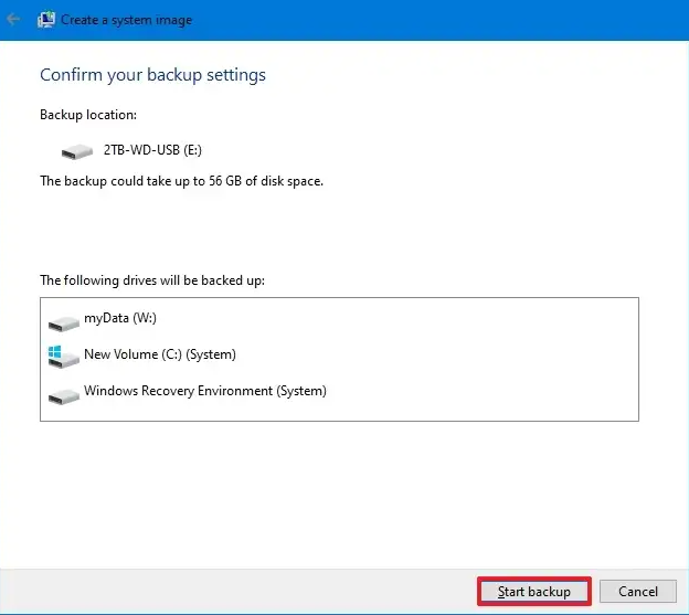 How to Create a Full Backup on Windows 10