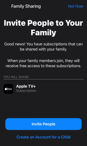 How to Share Apple TV+ With Family Sharing on iOS 