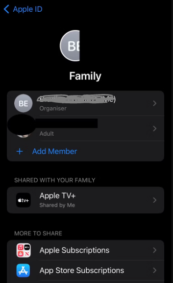 How to Share Apple TV+ With Family Sharing on iOS 