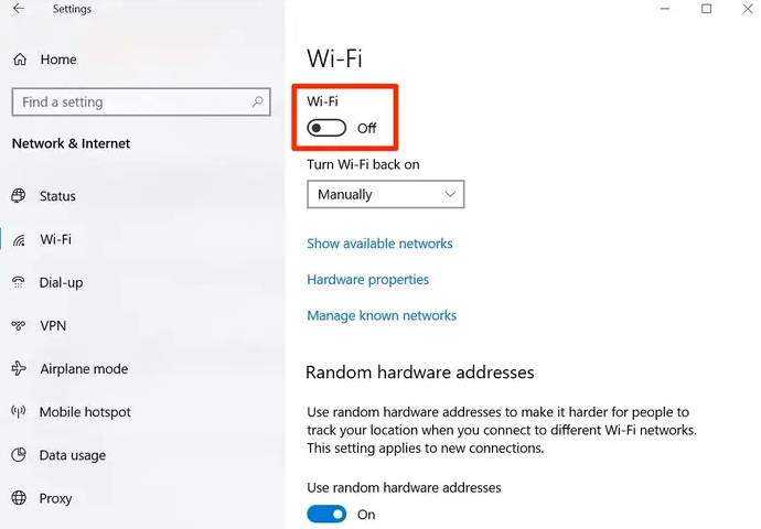 How to Enable or Turn On Wi-Fi on Your Windows 10