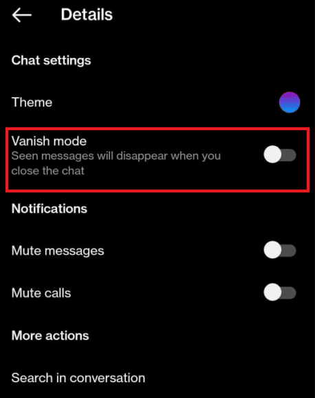 How to Disable Vanish Mode on Instagram (Android, iOS)