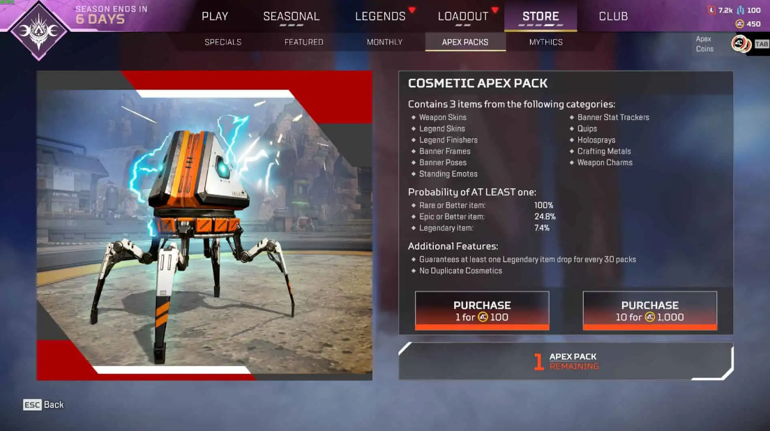 How to Open APEX Packs in Apex Legends