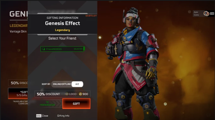 How to Give Gifts in Apex Legends