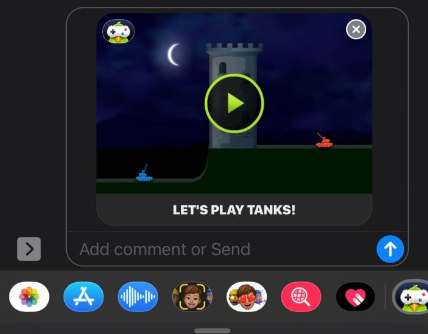 How to Play Tanks in iMessage on an iPhone