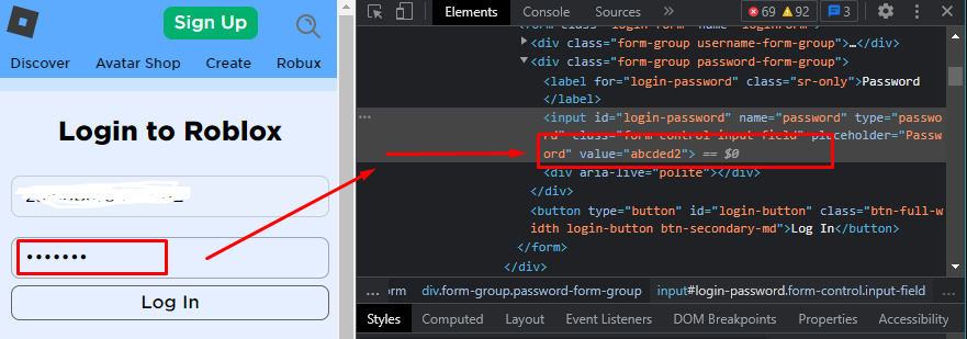How to See Your Password in Roblox
