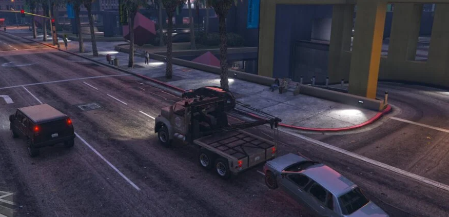 How to Tow a Car on GTA 5 (PS4/5 , Xbox)