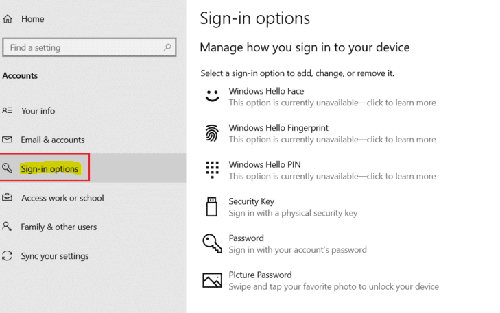 How to Remove PIN on Windows 10