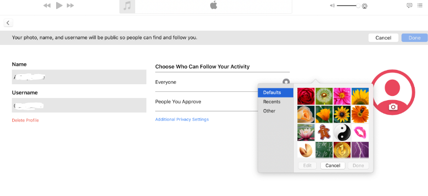 How to Add a Photo to your Apple Music Profile on PC