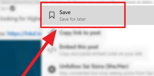 How to Save or Unsave Posts on LinkedIn