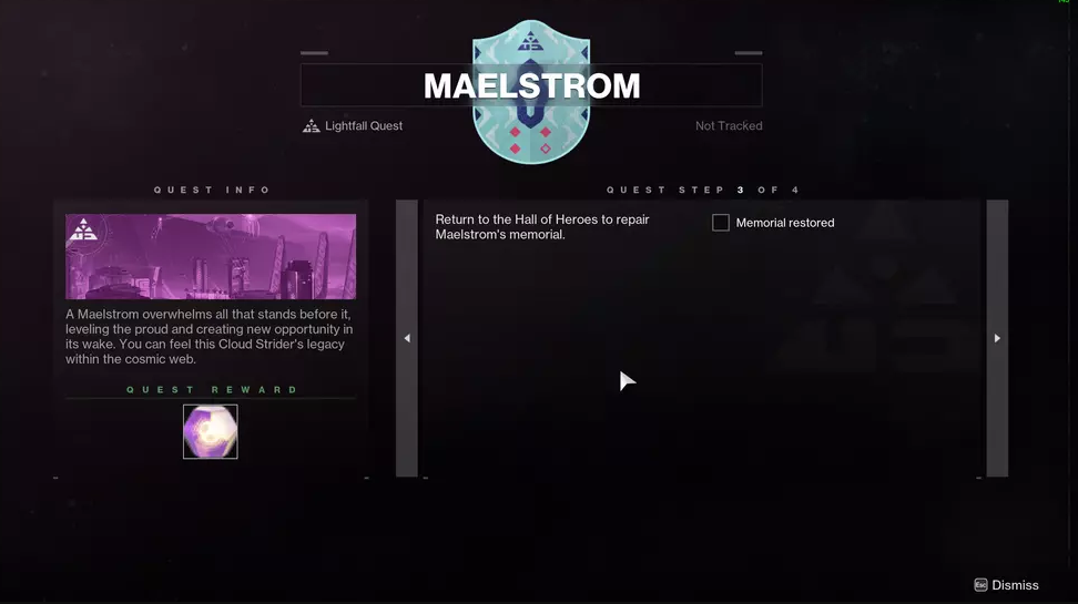How to Complete Maelstrom Quest in Destiny 2
