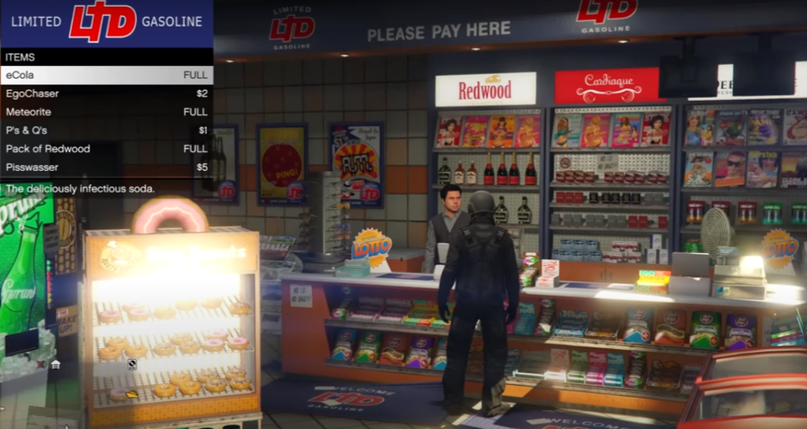 How to Eat Snacks in GTA 5 