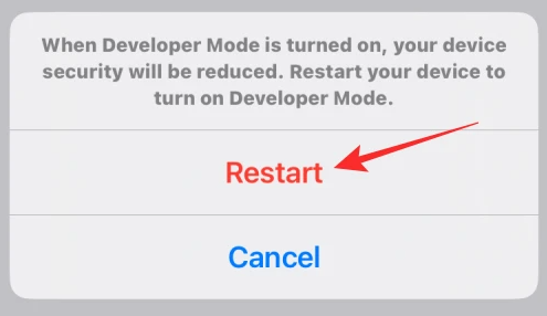 How to Turn On or Enable Developer Mode on iOS 16