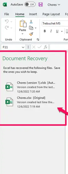 How to Recover a Saved an Excel File On Your PC